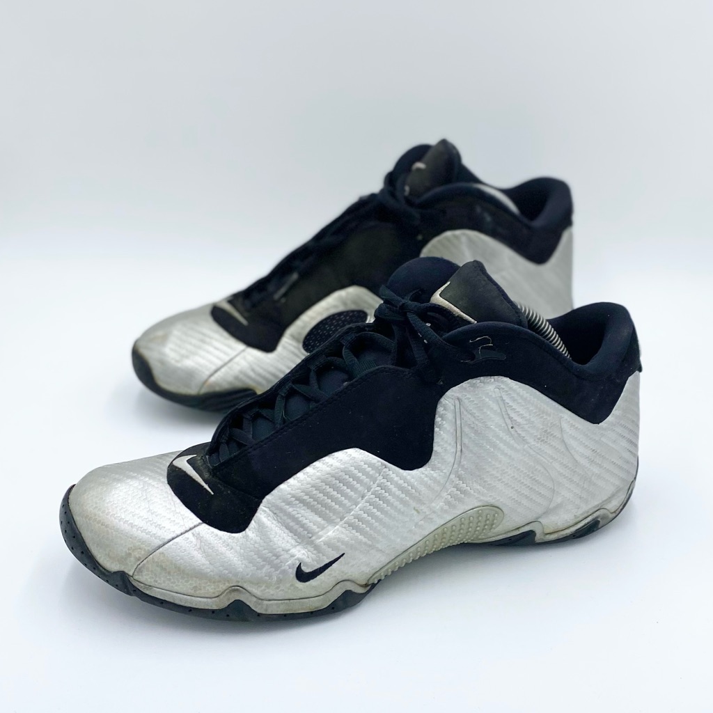Rare Mens Nike Air Solo Flight 1 BlackSilver 327908 002
